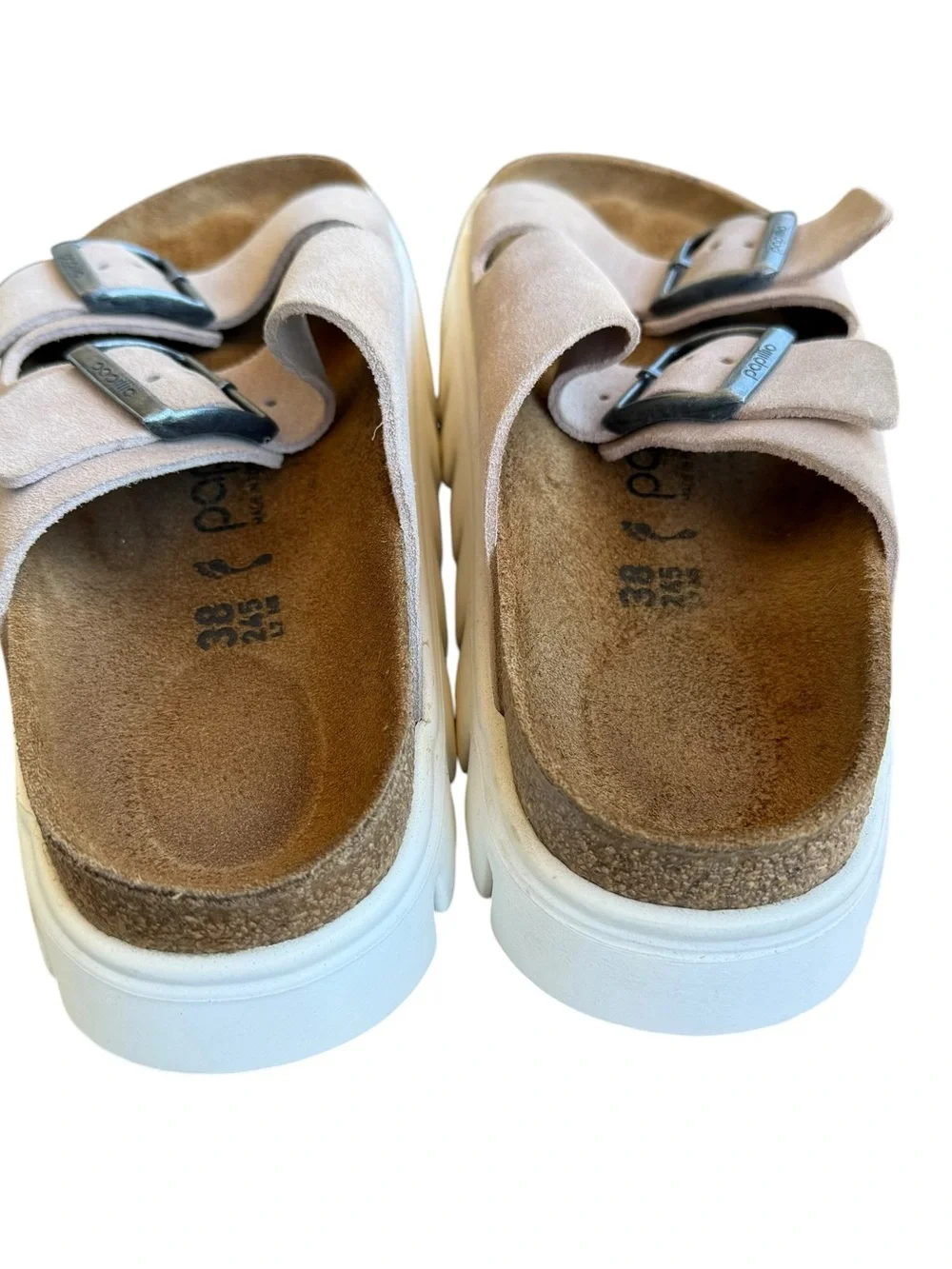 Papilio by Birkenstock chunky platform Arizona sandals women’s 38 - size 7